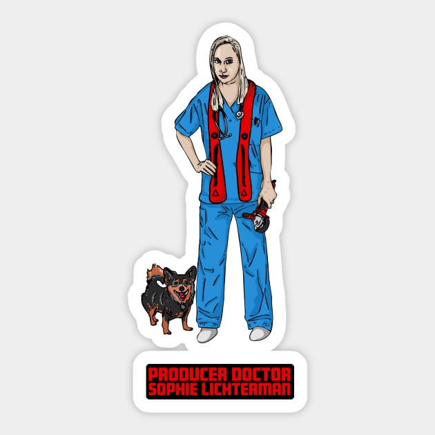 Producer Doctor Sophie Lichterman Sticker by Harley Warren